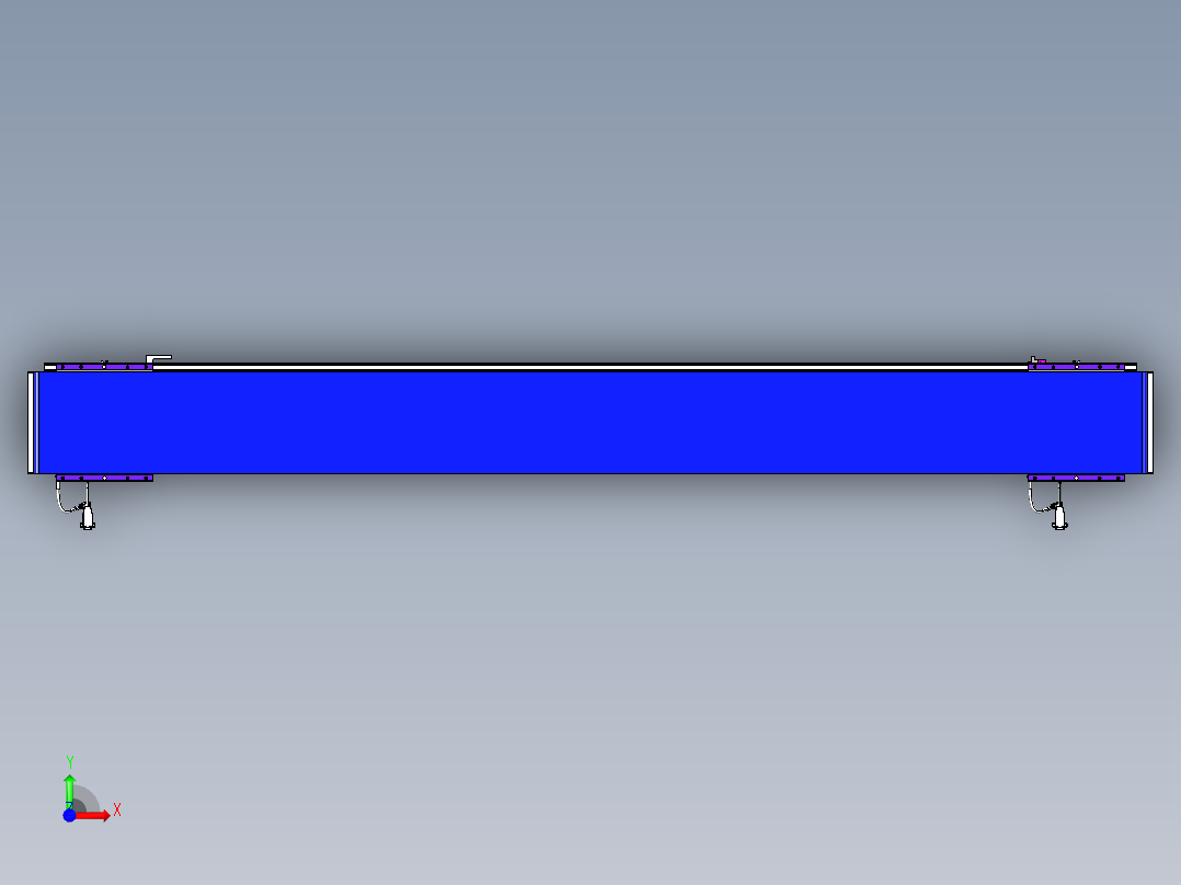 威洛博VL系列直线电机模组-2VL22H3-S1850前视图
