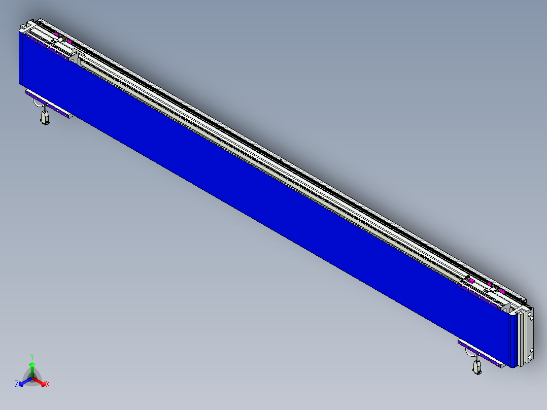 威洛博VL系列直线电机模组-2VL22H3-S1850正等轴测图
