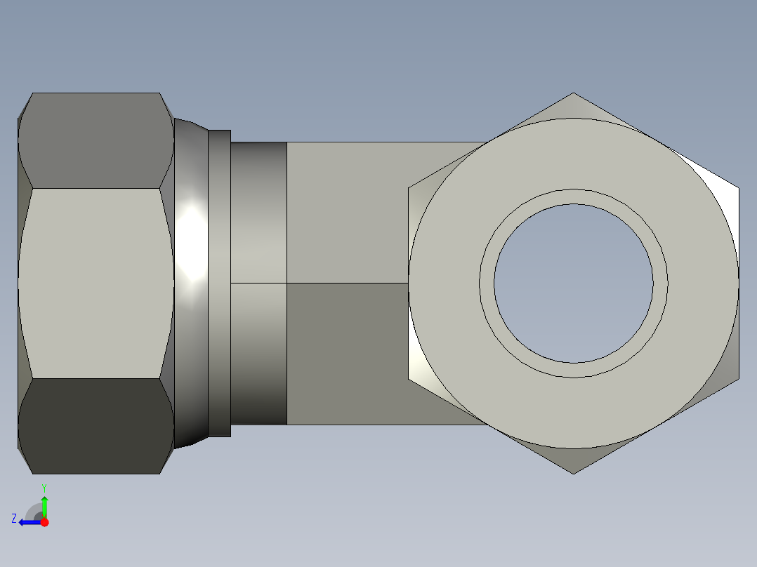 卡套式工业通用硬管接头8_s6bu-s右视图