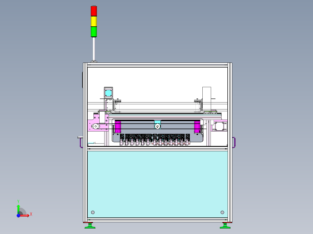 KTBT点胶机前视图