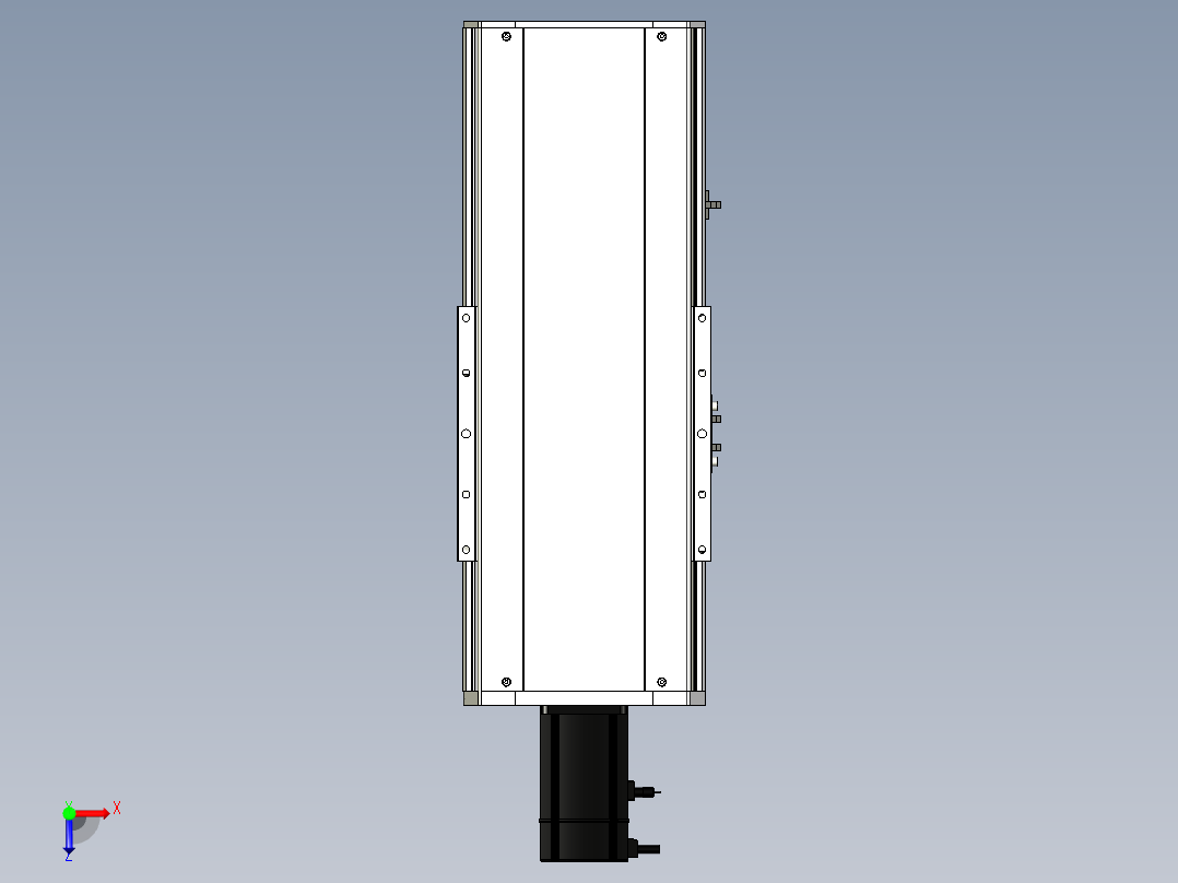 Toyo东佑达直线模组-ETH22-200-BC-750W俯视图