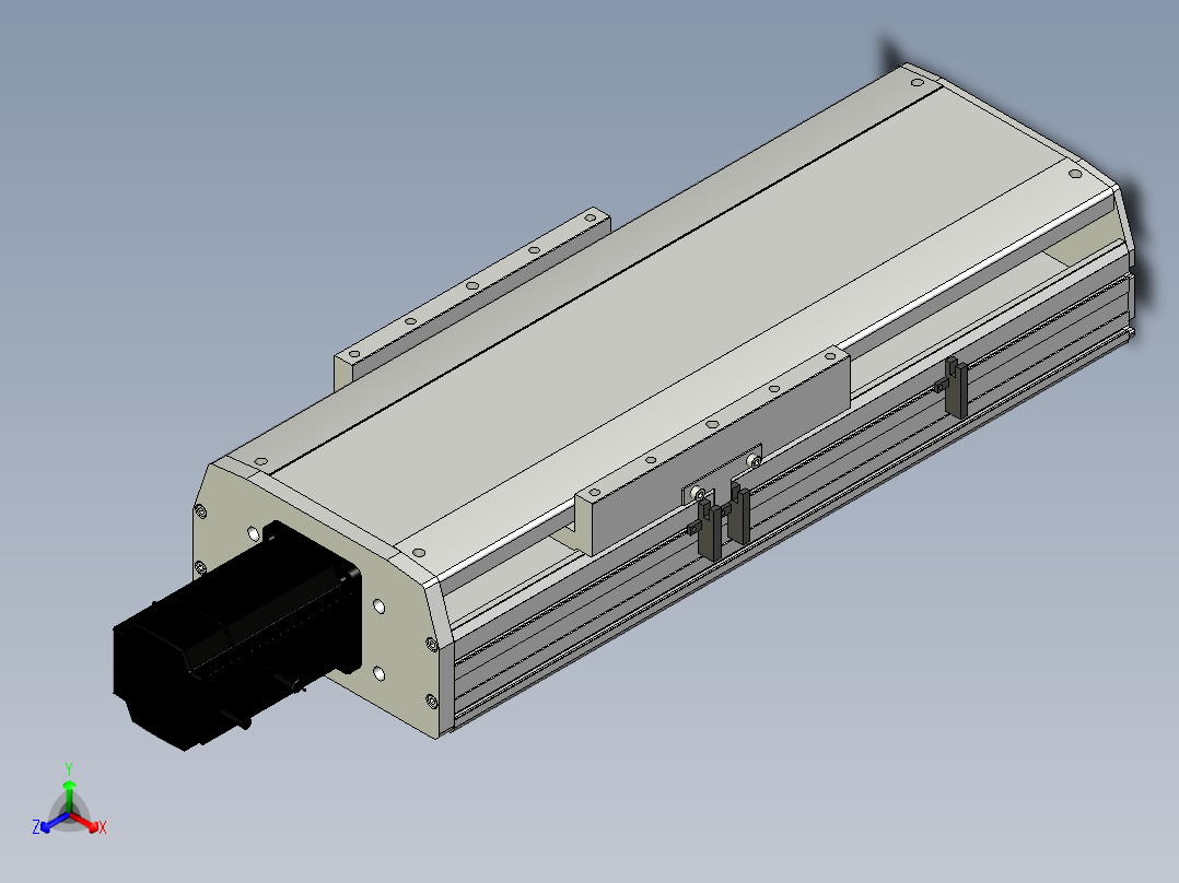Toyo东佑达直线模组-ETH22-200-BC-750W正等轴测图