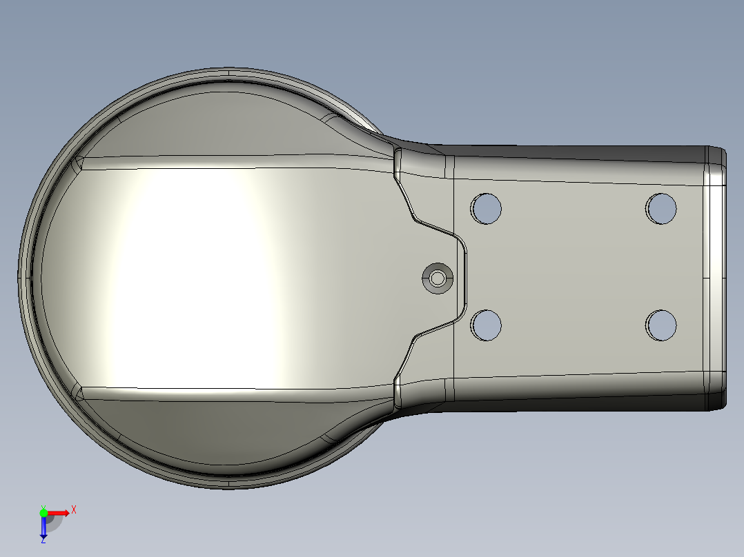 55-75-190可旋转转角.STEP俯视图