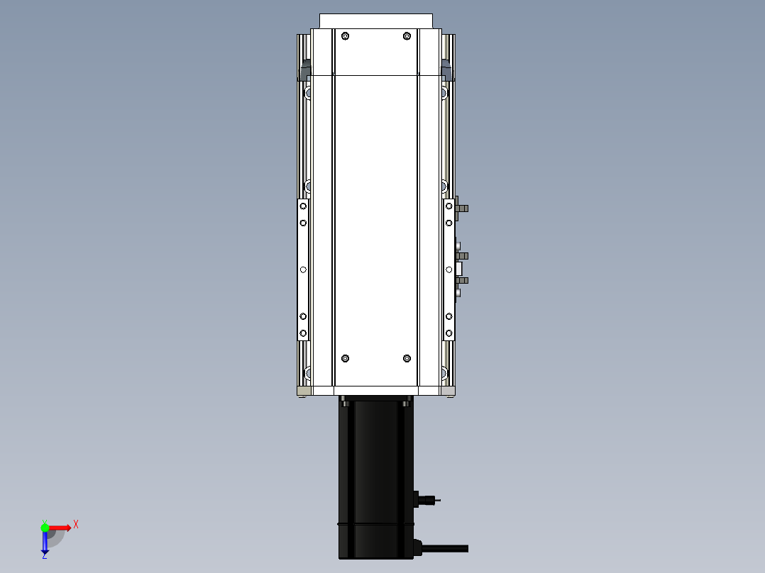Toyo东佑达直线模组-ETH17-150-BC-M75B俯视图