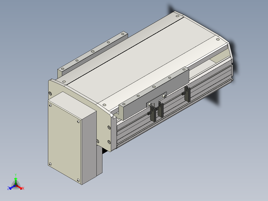 Toyo东佑达直线模组-ETH22-100-BM-400W正等轴测图