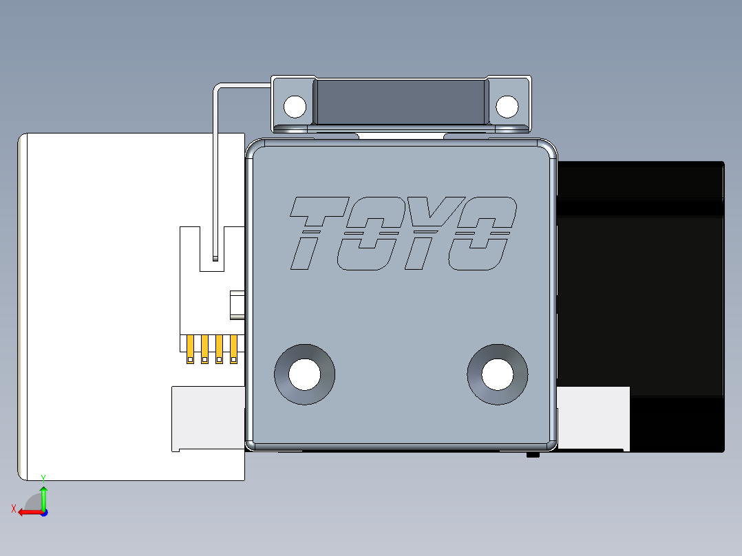 Toyo东佑达直线模组-M65-S-3300-R-M20-C4后视图