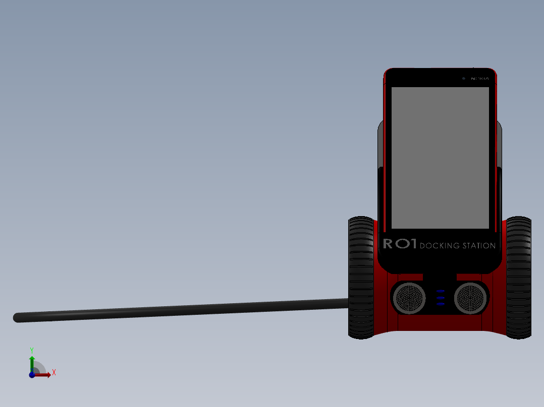 机器人移动平台--stp sw前视图