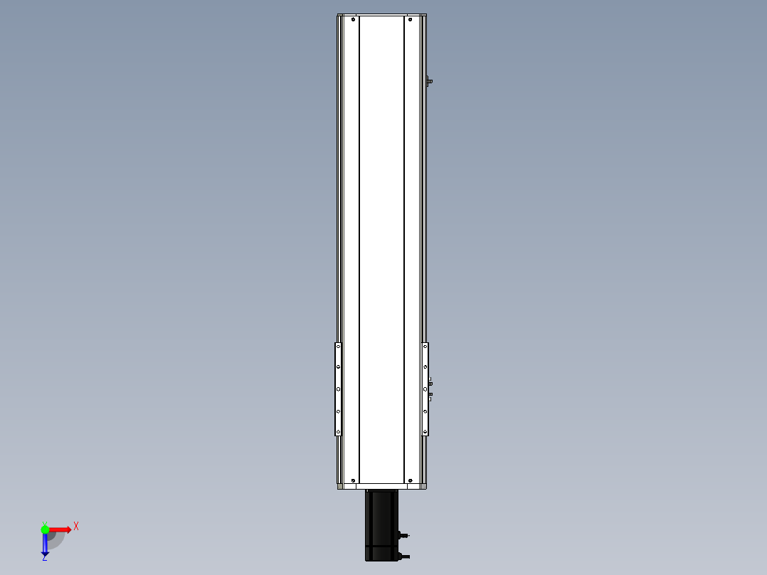 Toyo东佑达直线模组-ETH22-750-BC-750W+煞車俯视图