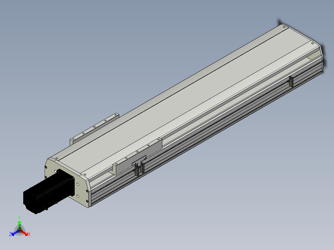 Toyo东佑达直线模组-ETH22-750-BC-750W+煞車正等轴测图