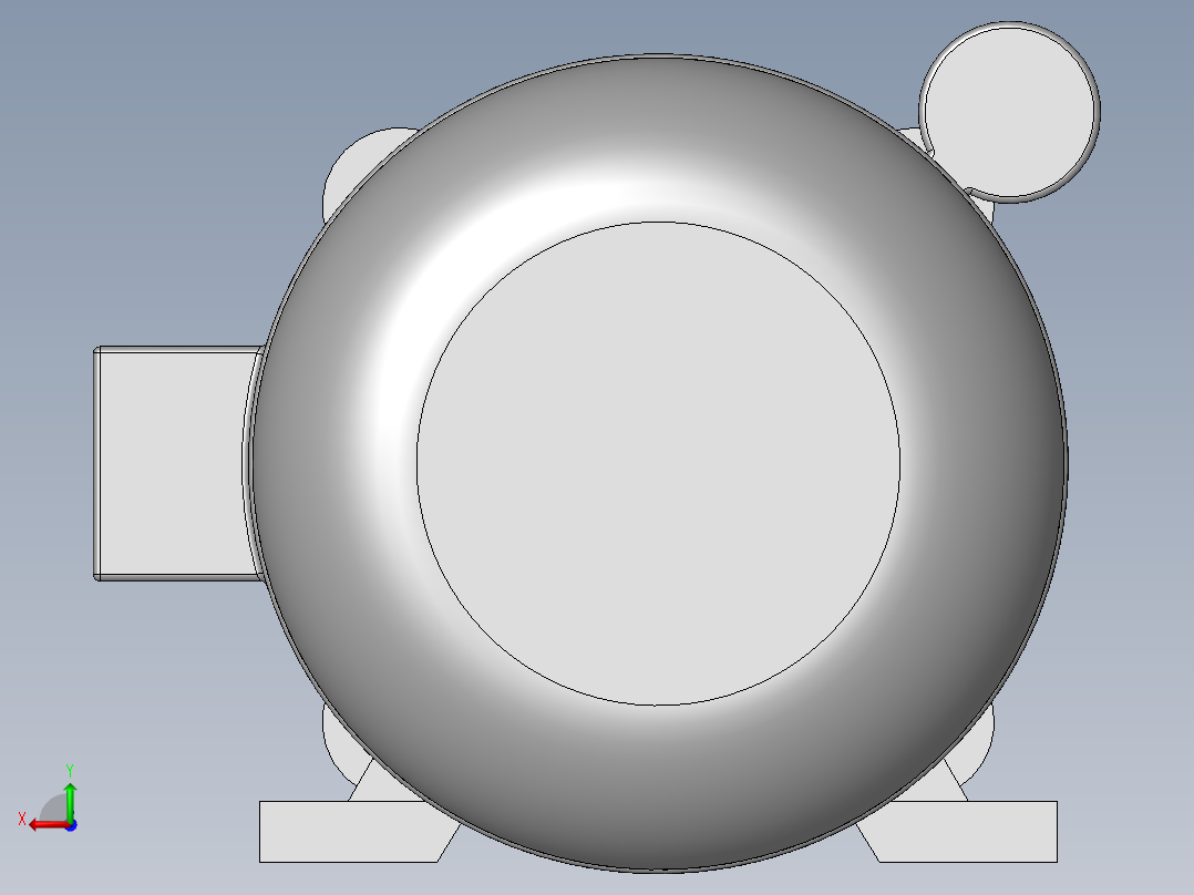 异步电机DJ_YS系列(IP44)_IMB35型_YS-90L-4_2后视图