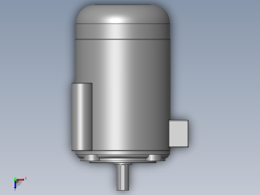 异步电机DJ_YS系列(IP44)_IMB35型_YS-90L-4_2俯视图