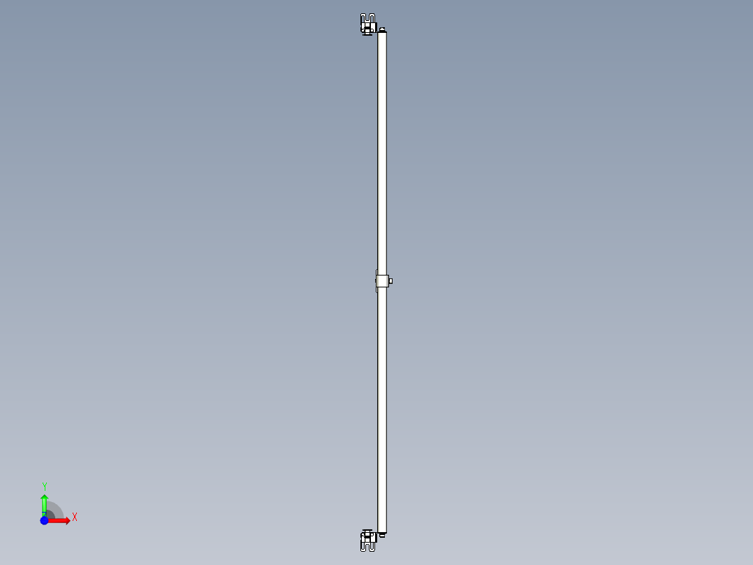 基恩士SL-JB103_back-mount_kc图纸模型前视图