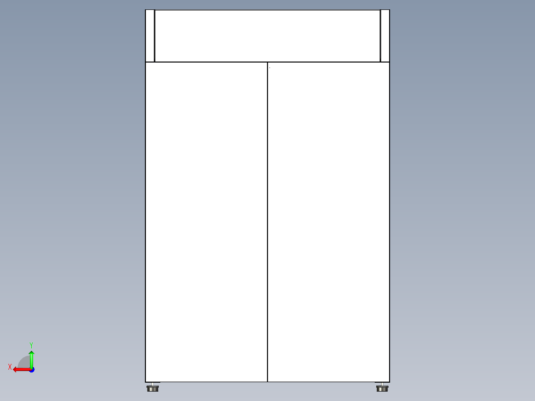 洁净室衣柜后视图