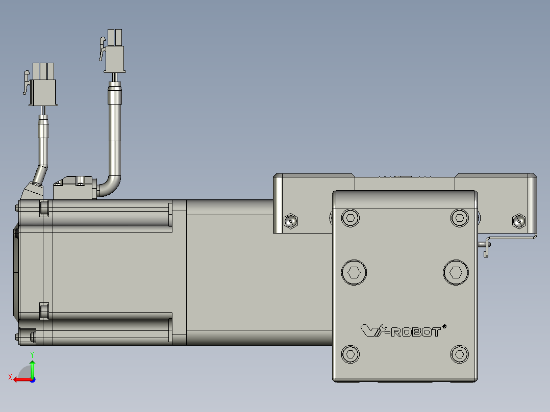 威洛博直线电机模组EB8-L200-S850-L-P75-MS3后视图