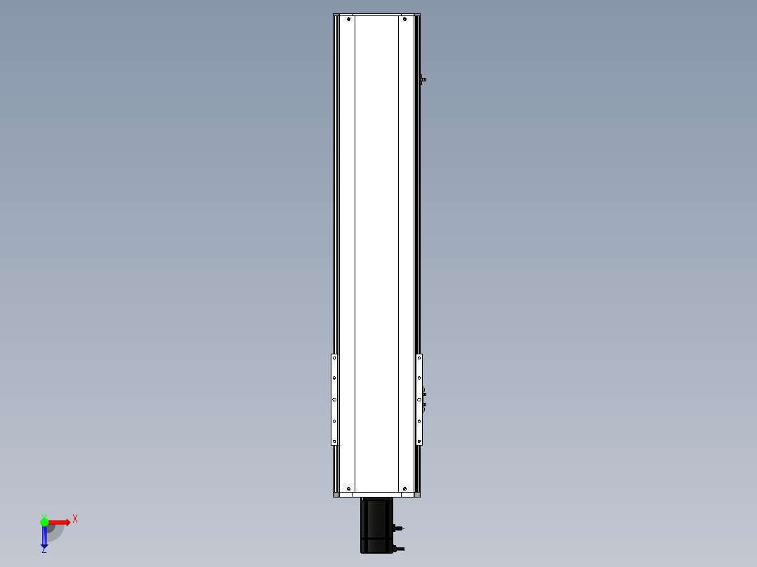 Toyo东佑达直线模组-ETH22-800-BC-750W俯视图