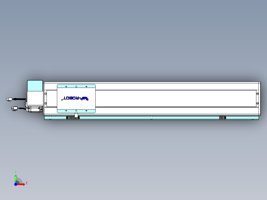 威洛博VBC同步带传动一无尘环境VBC14-L45-S600-BRD-ZP40-C3前视图