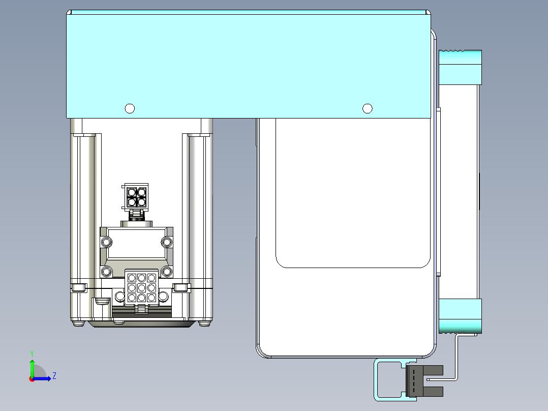 威洛博VBC同步带传动一无尘环境VBC14-L45-S600-BRD-ZP40-C3左视图