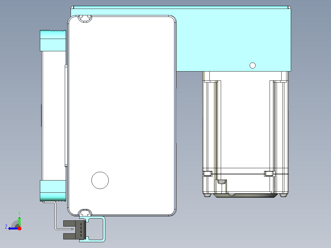 威洛博VBC同步带传动一无尘环境VBC14-L45-S600-BRD-ZP40-C3右视图
