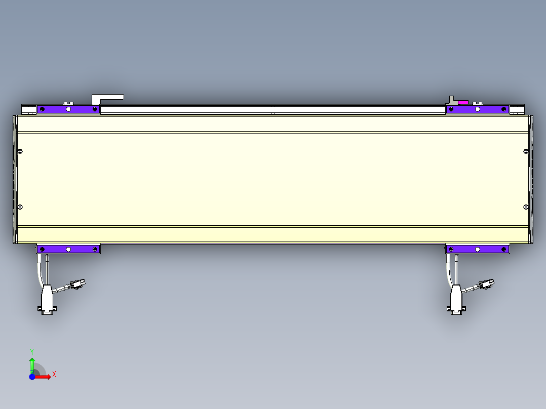 威洛博VL系列直线电机模组-2VL22H1-S550前视图