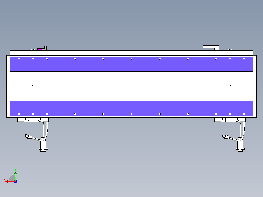 威洛博VL系列直线电机模组-2VL22H1-S550后视图