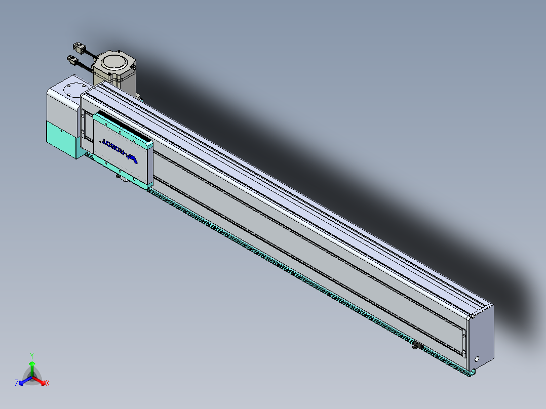威洛博VBC同步带传动一无尘环境VBC14-L45-S850-BLD-ZP75-C3主视图