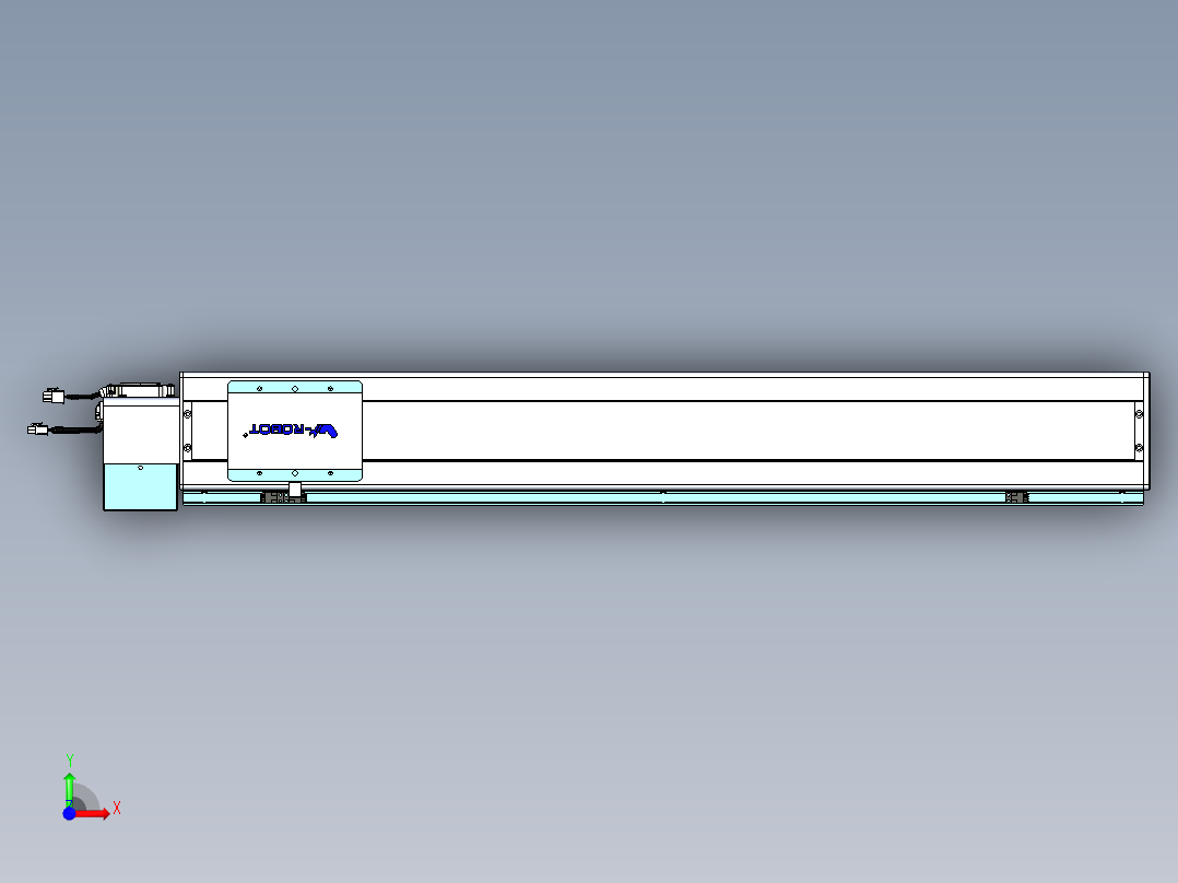 威洛博VBC同步带传动一无尘环境VBC14-L45-S850-BLD-ZP75-C3前视图