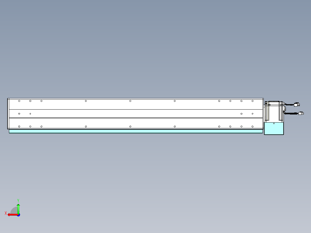威洛博VBC同步带传动一无尘环境VBC14-L45-S850-BLD-ZP75-C3后视图