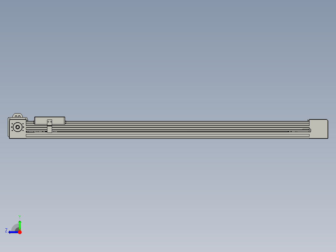 威洛博直线电机模组EB4-L80-S700-R-57-MS3右视图