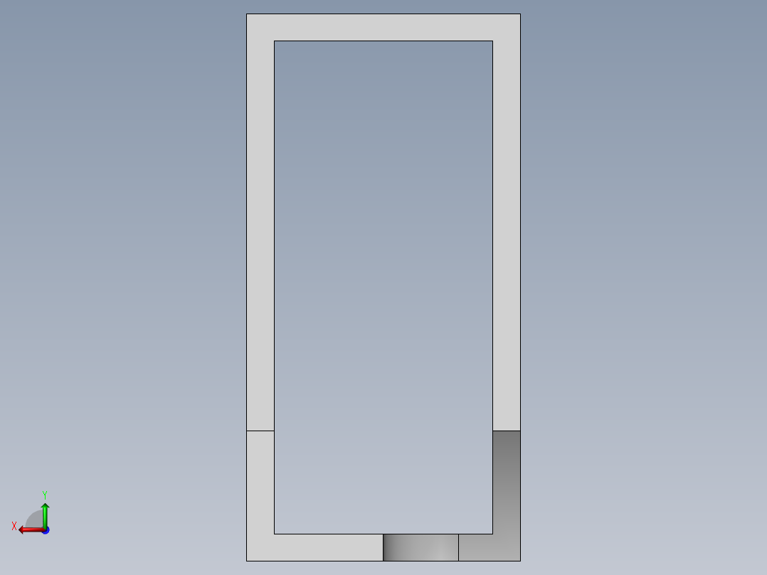 家具设备1出2三角木头机（sw18可逼哪家+工程图+BOM）后视图