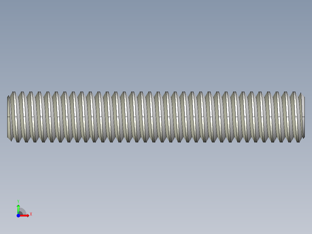 DIN 913-ISO 4026 固定螺钉-M6 L=35.STEP前视图