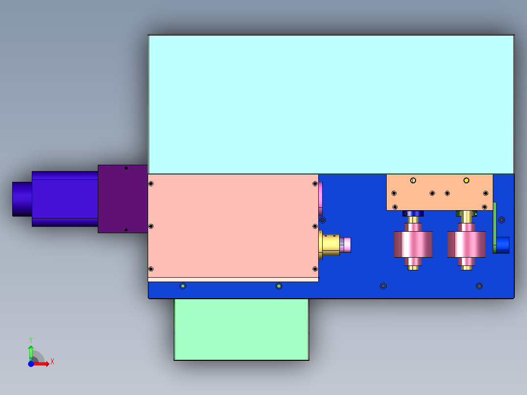 大型钢丝调直切断机前视图