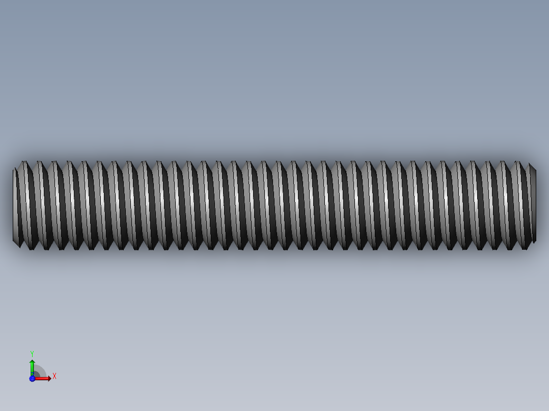 DIN 913-ISO 4026 固定螺钉-M6 L=35.SLDPRT前视图