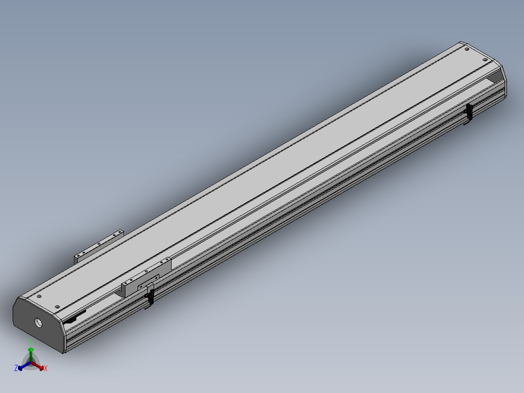 精密模组MY170-T10-1050L-M-P40B-C4-C正等轴测图