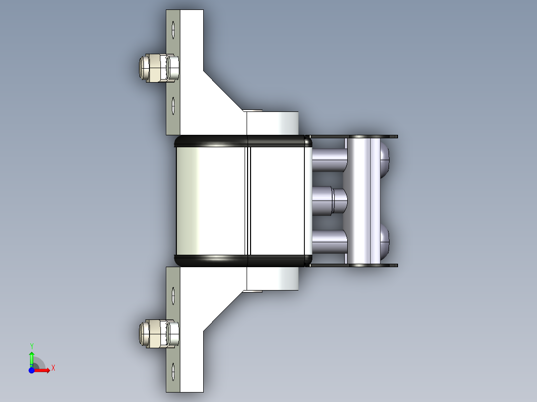 型材-BR 45X45 SWIVEL BEARING 3842522634前视图