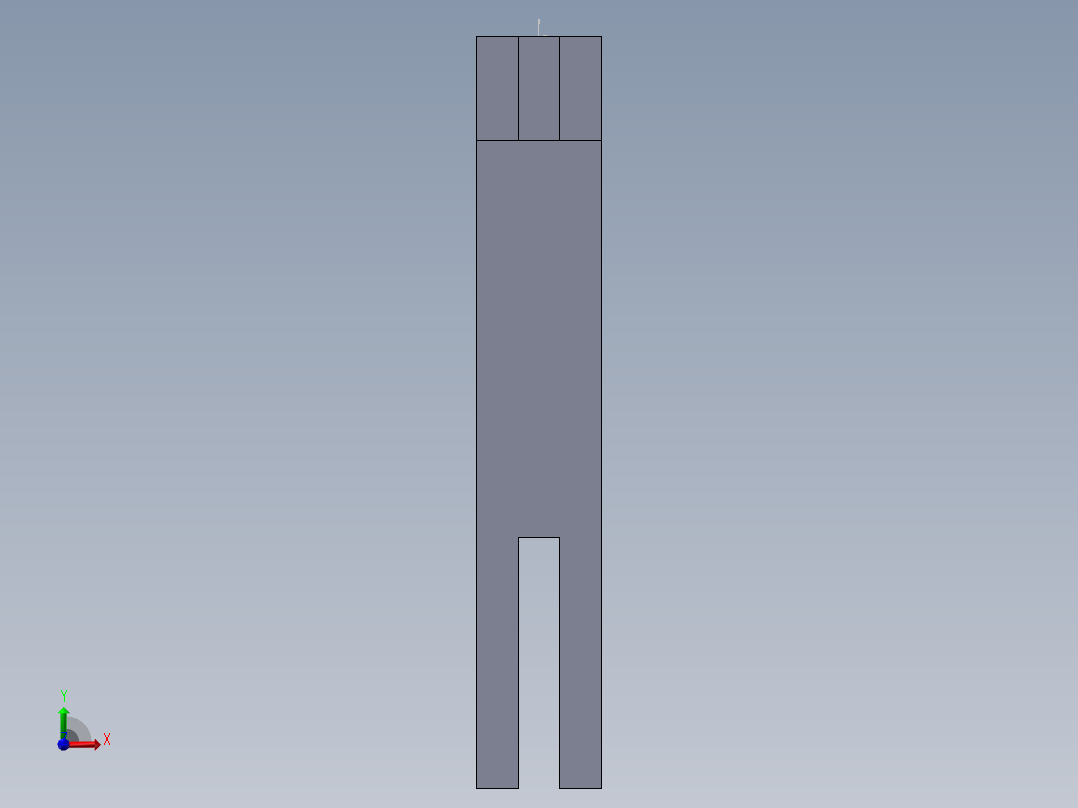 S17 齿轮摆臂前视图