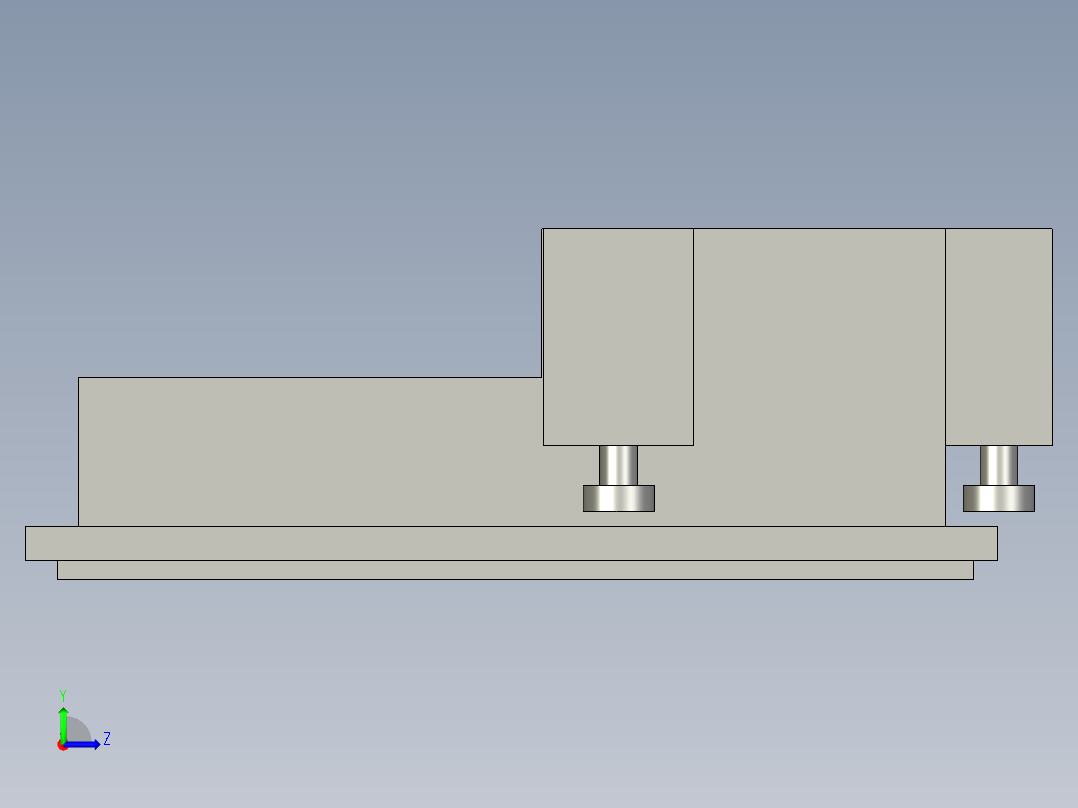 基恩士CV-M30_kc图纸模型左视图