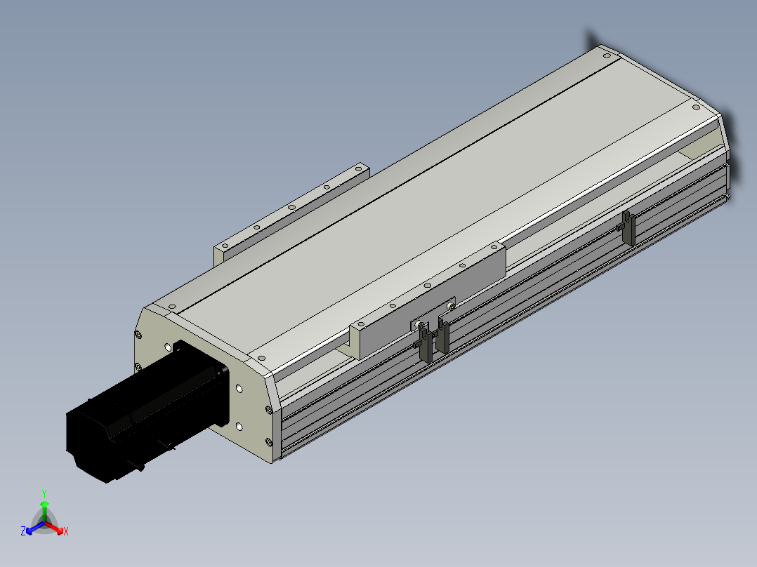 Toyo东佑达直线模组-ETH22-300-BC-750W+煞車正等轴测图