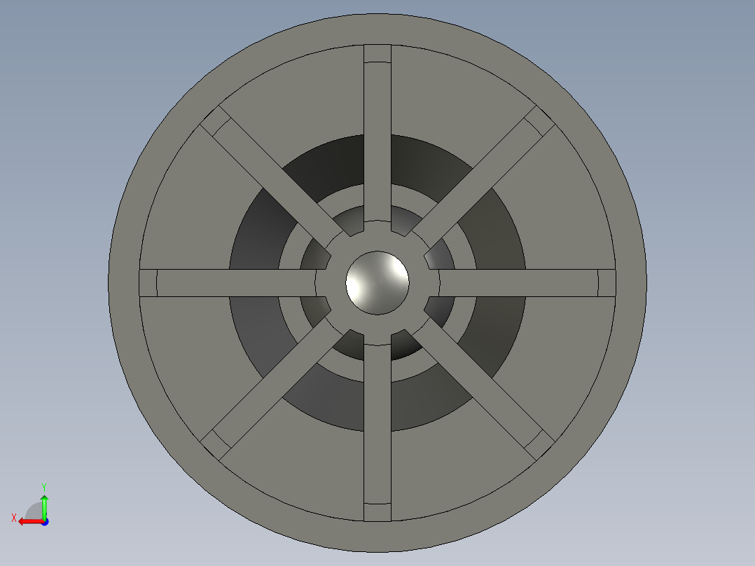 工程塑膠水平調整腳座170-3D多系列多零件图纸模型后视图