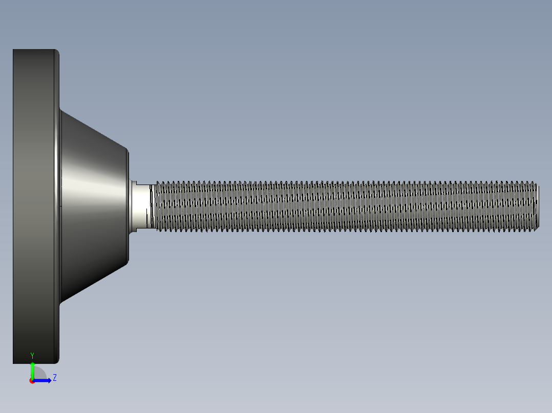 工程塑膠水平調整腳座170-3D多系列多零件图纸模型左视图