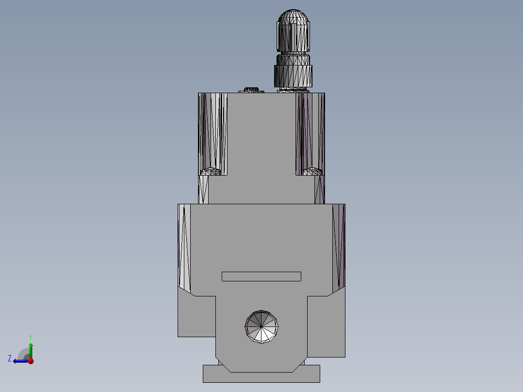 电气比例阀ITV3050-322L（SMC）(配平板型托架KT-ITV-F2)右视图