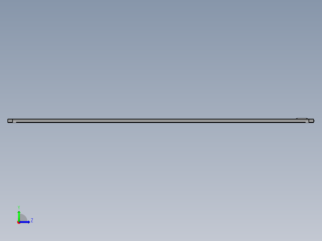 Toyo东佑达直线模组-M65-S-X130-5000-L-M40-C4左视图