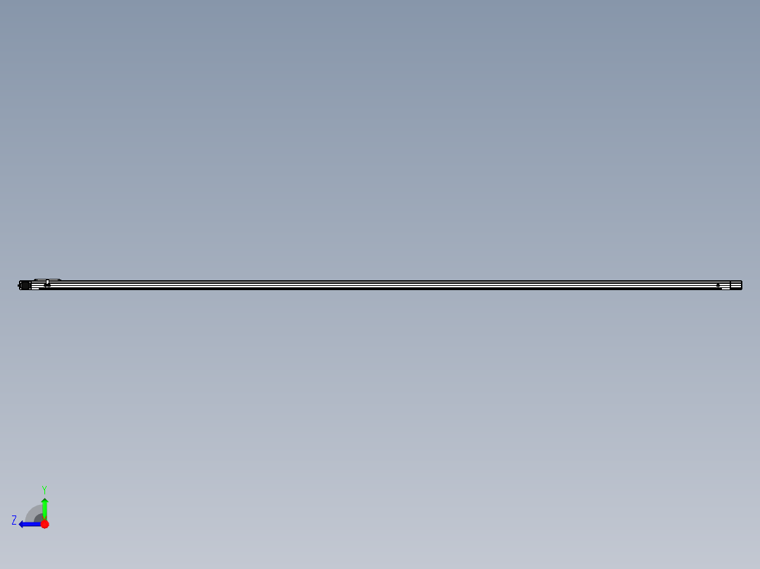 Toyo东佑达直线模组-M65-S-X130-5000-L-M40-C4右视图