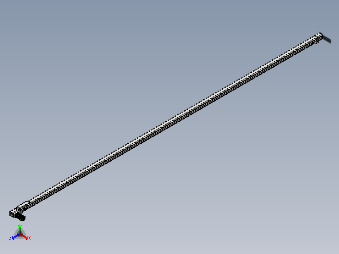 Toyo东佑达直线模组-M65-S-X130-5000-L-M40-C4正等轴测图