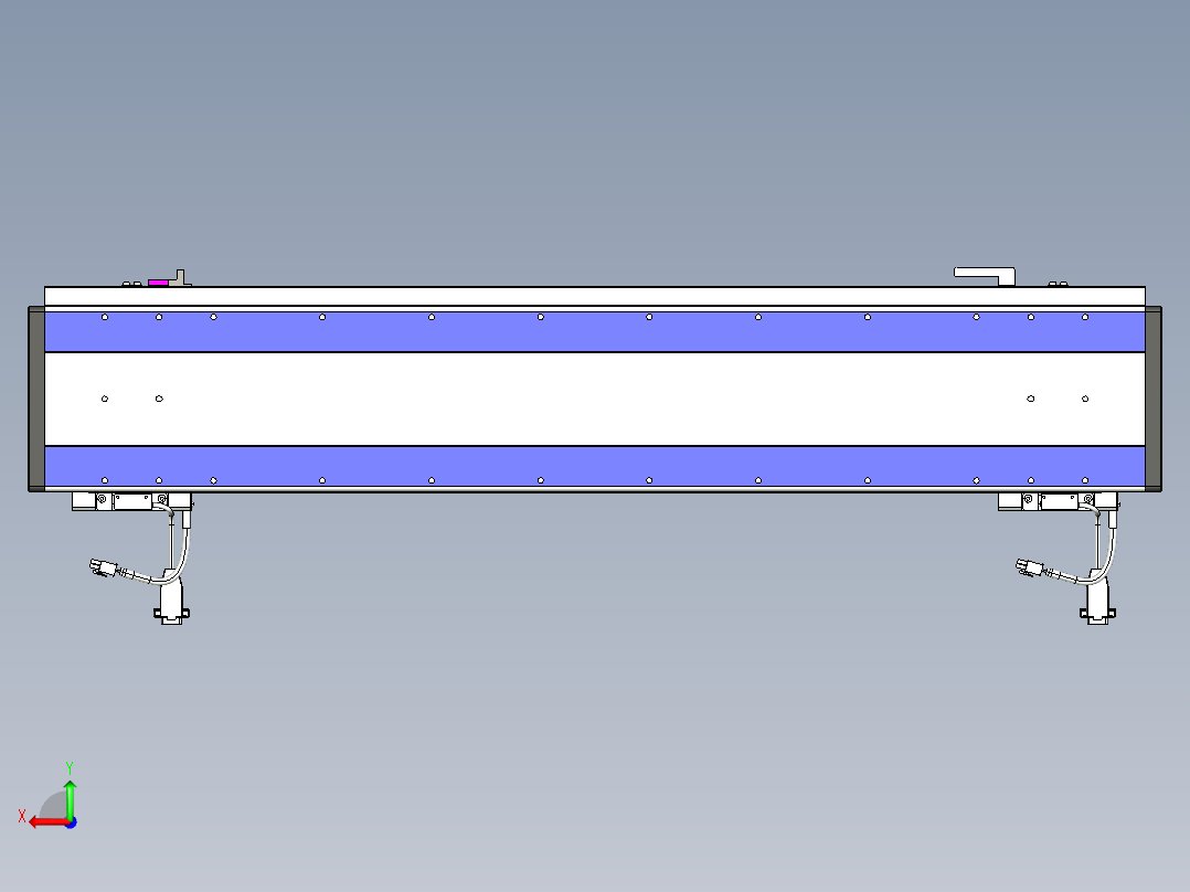 威洛博VL系列3d模型模组2VL17E1Y-S700后视图