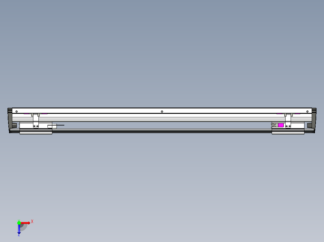 威洛博VL系列3d模型模组2VL17E1Y-S700俯视图