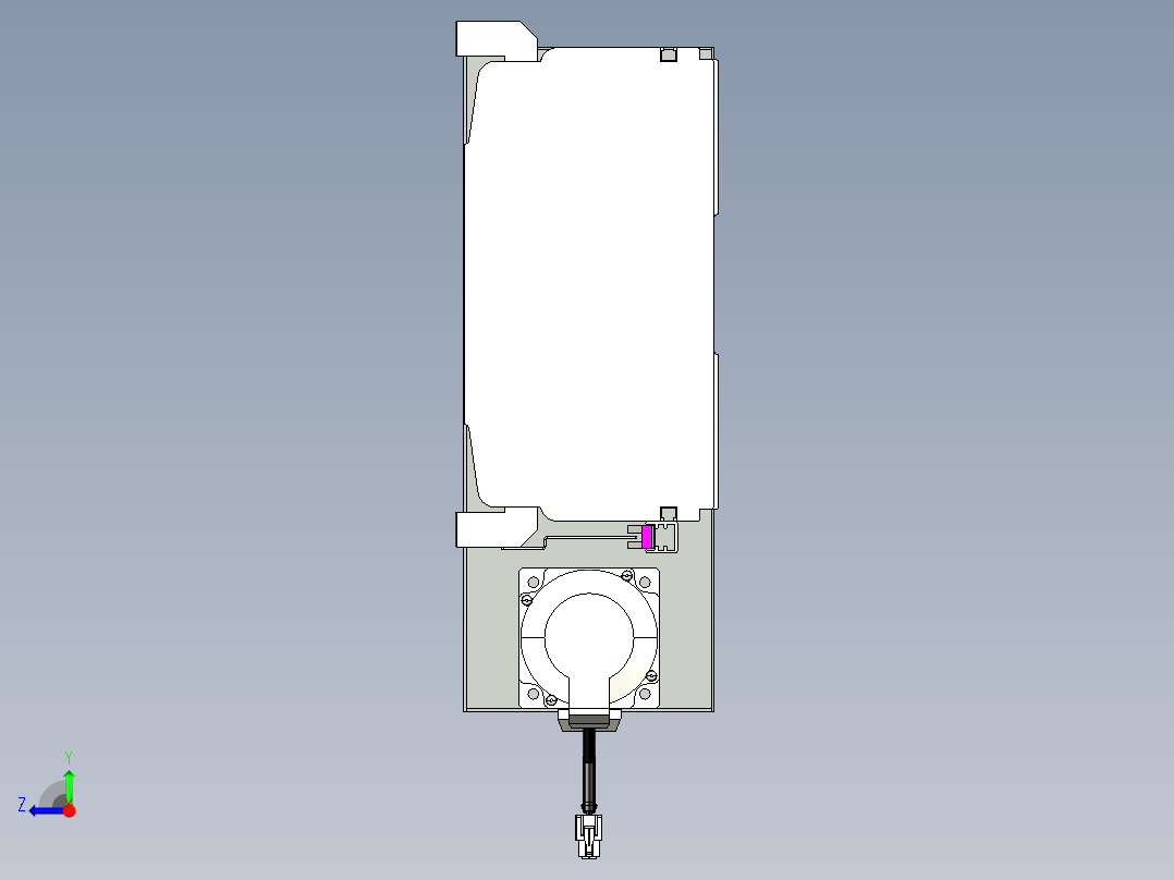 VF丝杆传动-一般环境VF27-Lxx-C-S200-BL-ZP75-C3右视图