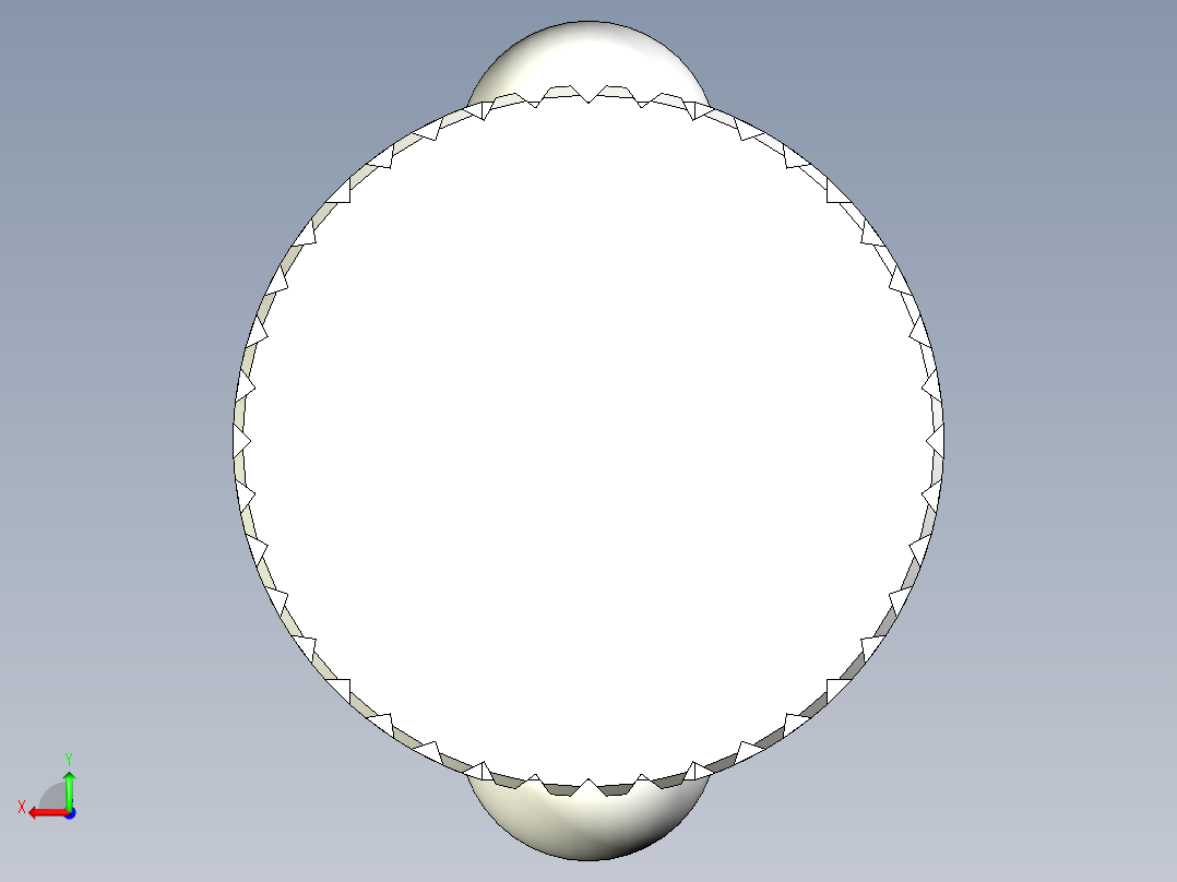 定位珠(側向型)(重荷重)2214-3D多系列多零件图纸模型后视图