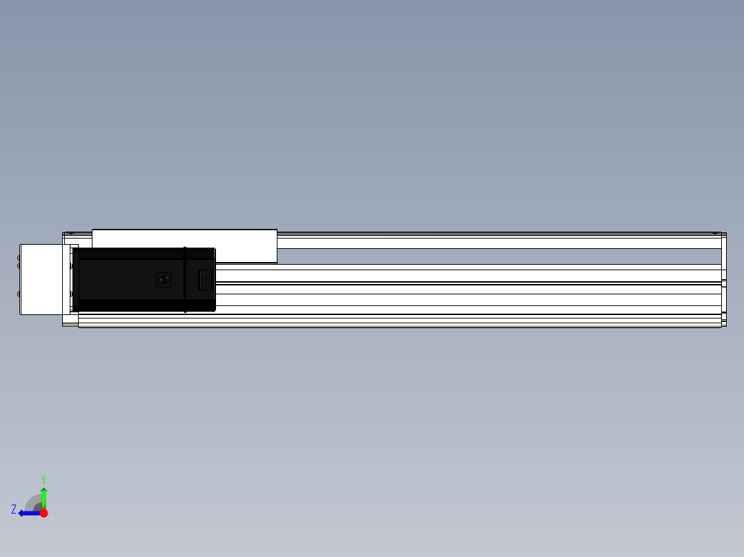 Toyo东佑达直线模组-ETH22-500-BL-750W+煞車右视图