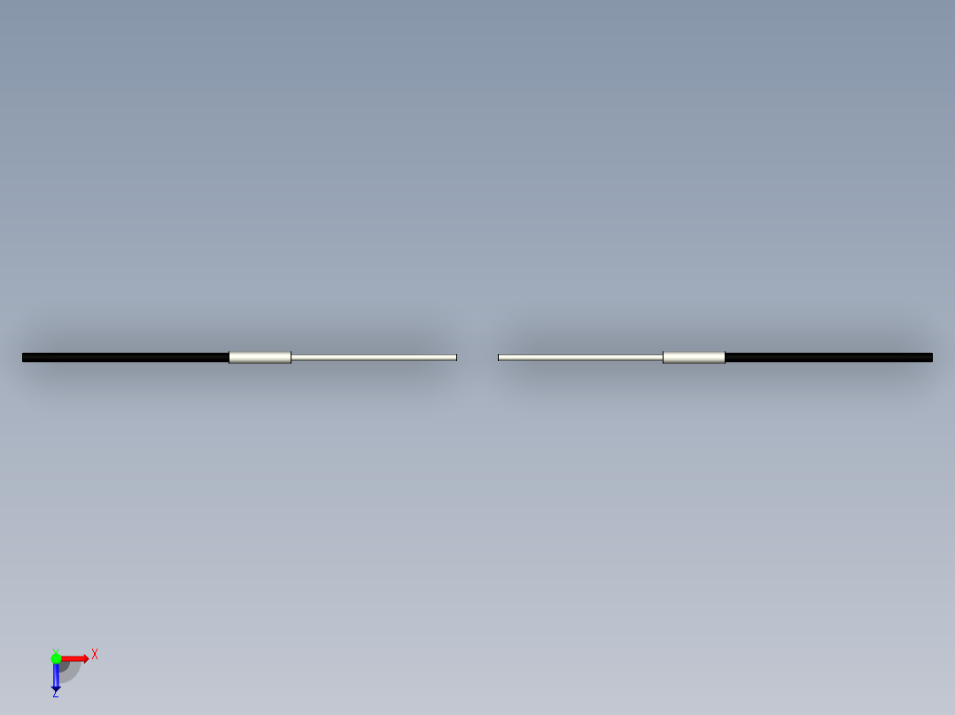 光纤元件对射型FT-D321Q-M俯视图