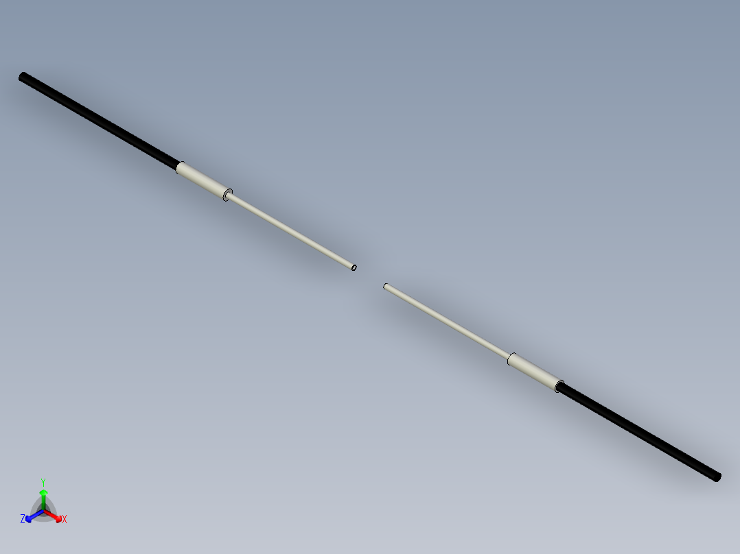 光纤元件对射型FT-D321Q-M正等轴测图